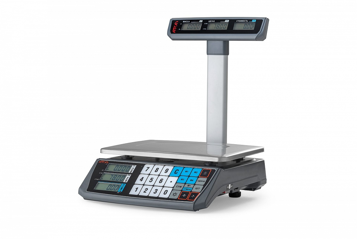 Весы АТОЛ MARTA (стойка, СОМ порт, кабель USB-RS, кабель RS-232, лицензия FDU)
