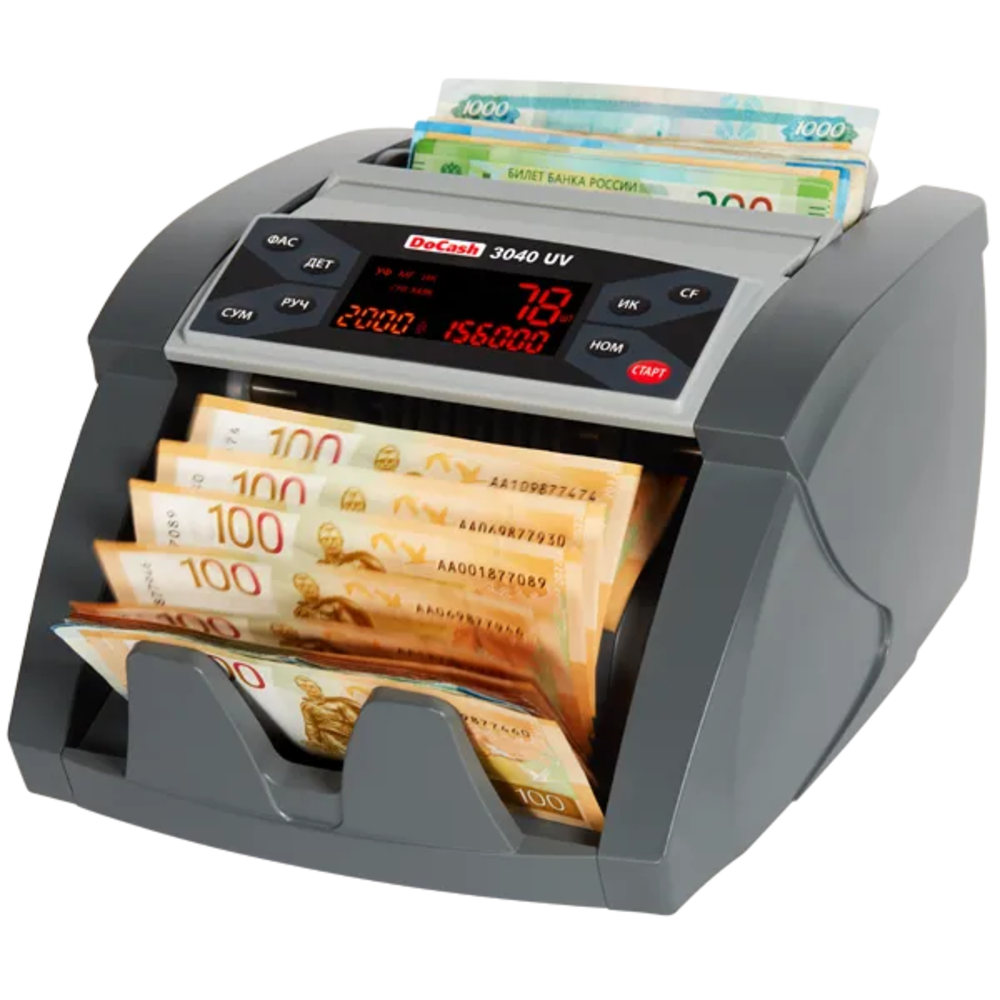 Счетчик банкнот DoCash 3040 UV