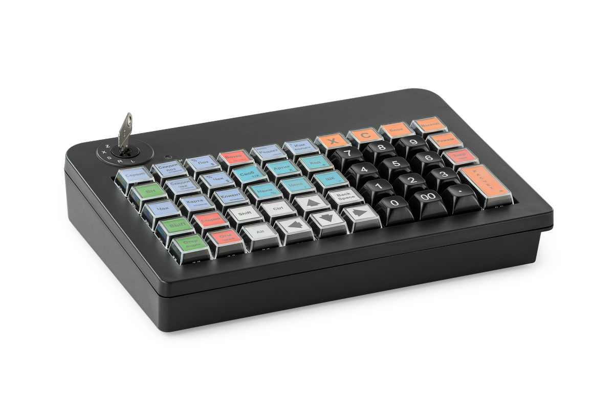 Программируемая клавиатура АТОЛ KB-50-U (rev.2), черная, USB.