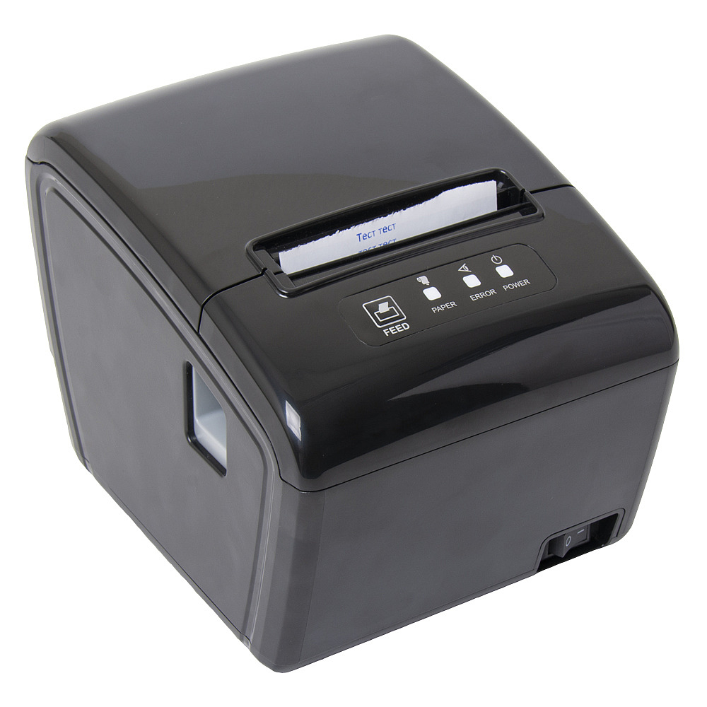 Принтер чеков POScenter RP-100 USE (80мм, 260 мм/сек, автоотрез, RS232+USB+LAN) черный
